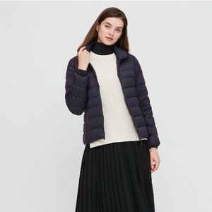 Women Navy XS ultra light down Uniqlo Jacket